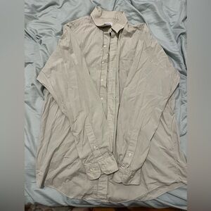 Brooks Brothers Cream Button-Up Shirt